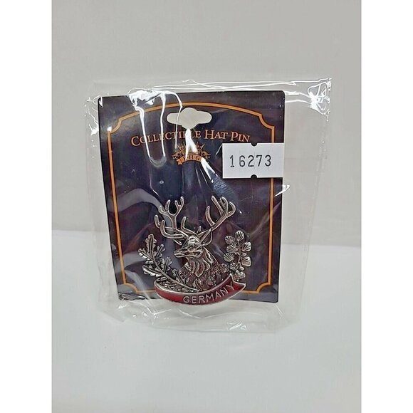 European Heritage Gifts Jewelry - Collectible Hat Pin Germany Stag European Heritage Gifts New in Package